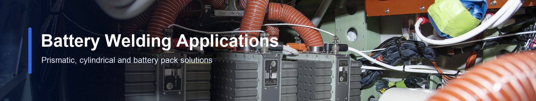 Battery pack installation and welding applications